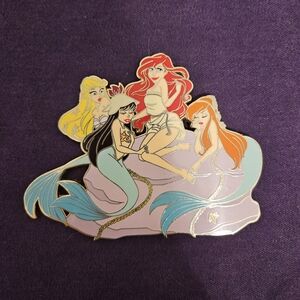 "Ariel with the Lagoon Mermaids" Fantasy Pin by Pretty Geeky Pins